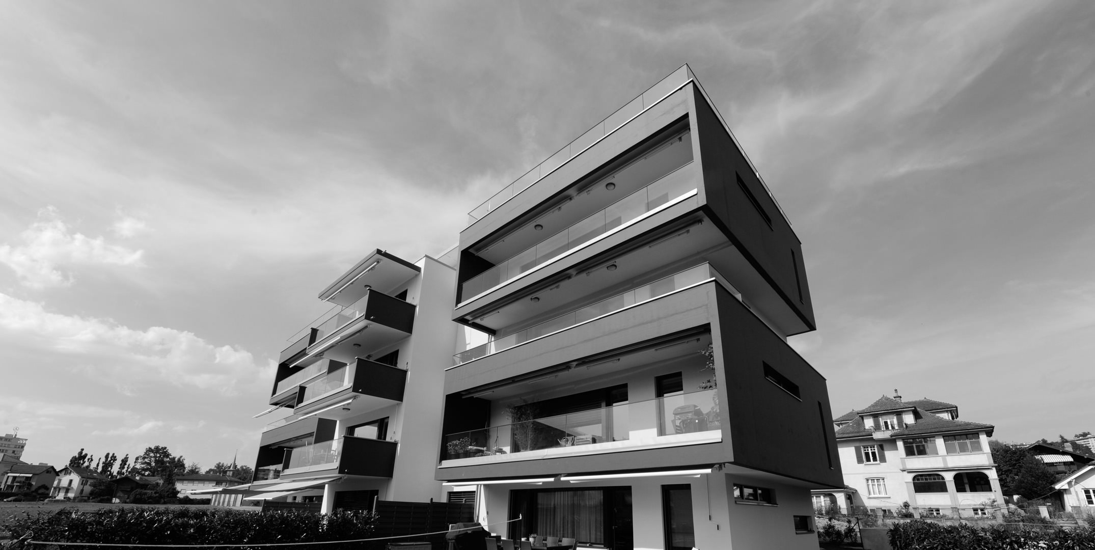 brown and black house